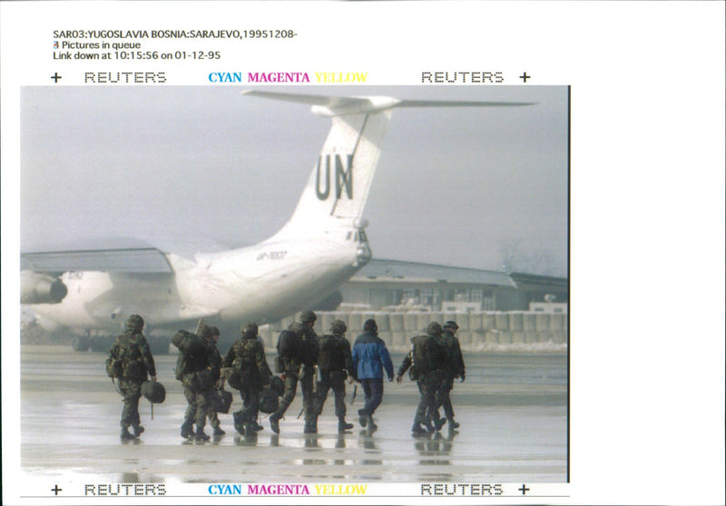 Bosnian War Armed conflict: - Vintage Photograph