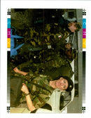 Bosnian War Armed conflict:Some soldier of the group. - Vintage Photograph