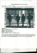 Bosnian War Armed conflict:The soldier guardian. - Vintage Photograph