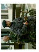 Bosnian War Armed conflict:An unidentified. - Vintage Photograph