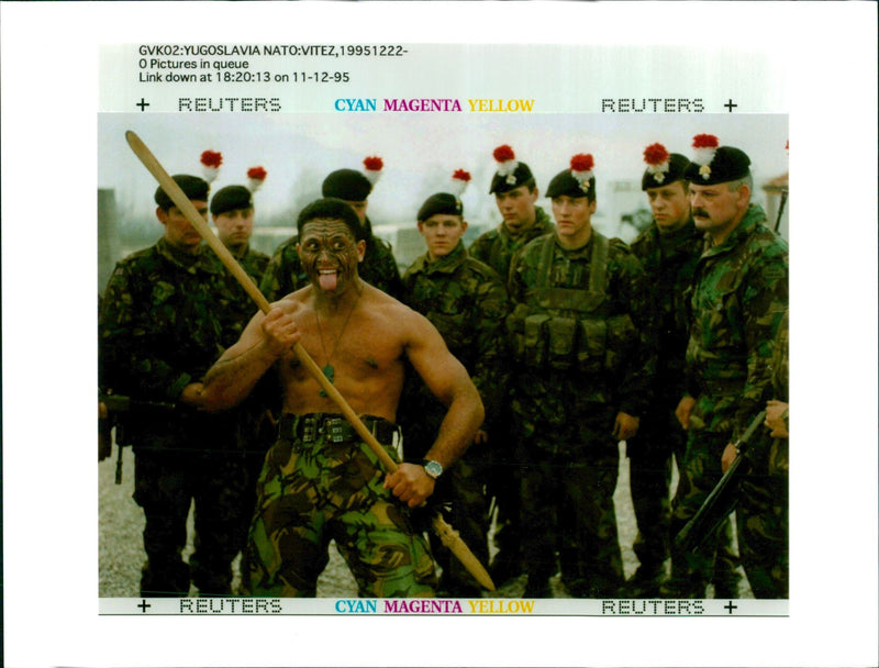 Bosnian War Armed conflict: - Vintage Photograph