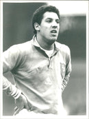 Serge Blanco Rugby player. - Vintage Photograph