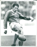 Serge Blanco Rugby player - Vintage Photograph