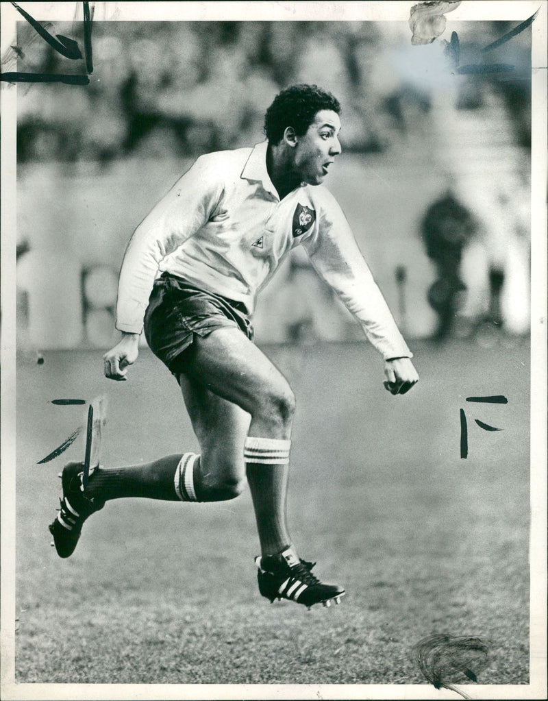 Serge Blanco Rugby. - Vintage Photograph