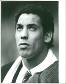 Serge Blanco Rugby player. - Vintage Photograph