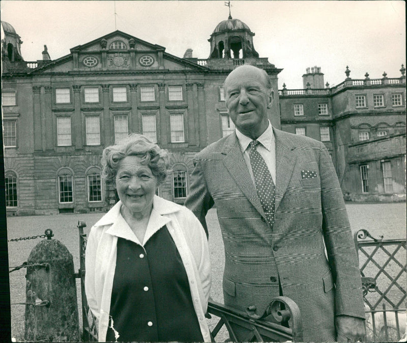 duke and duchess of beaufort - Vintage Photograph