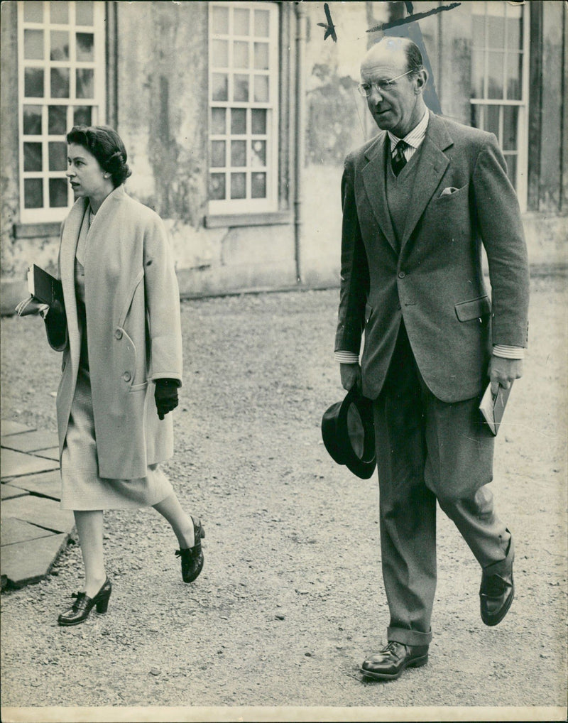 duke and duchess of beaufort - Vintage Photograph