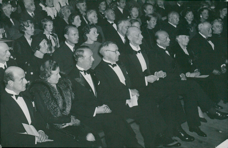 The Danish Association celebrates King Christian's 70th anniversary in the Musical Academy - Vintage Photograph