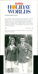 Butlins:the traditional redcoat uniform. - Vintage Photograph
