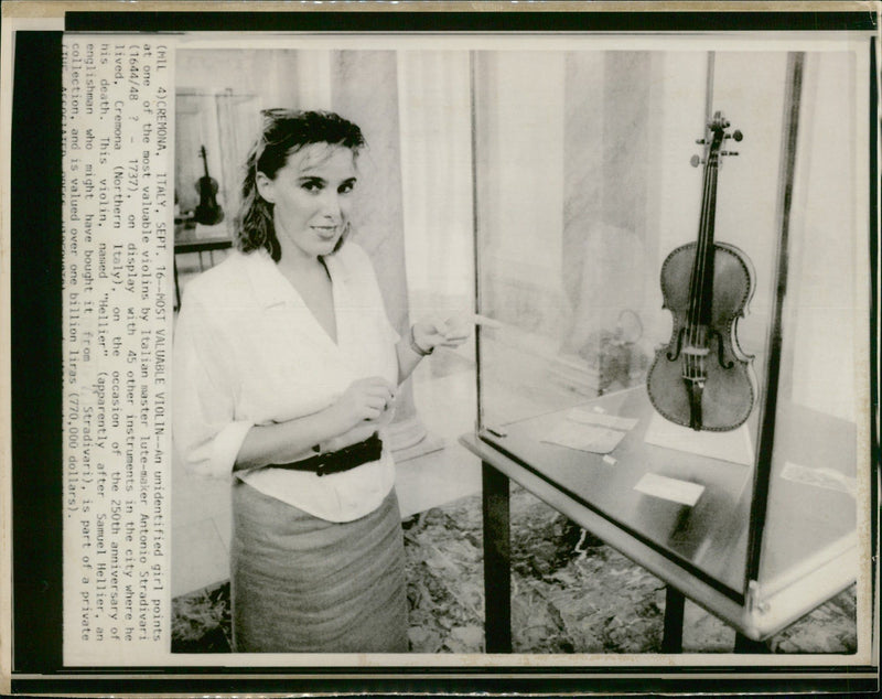Musical instruments violine: - Vintage Photograph