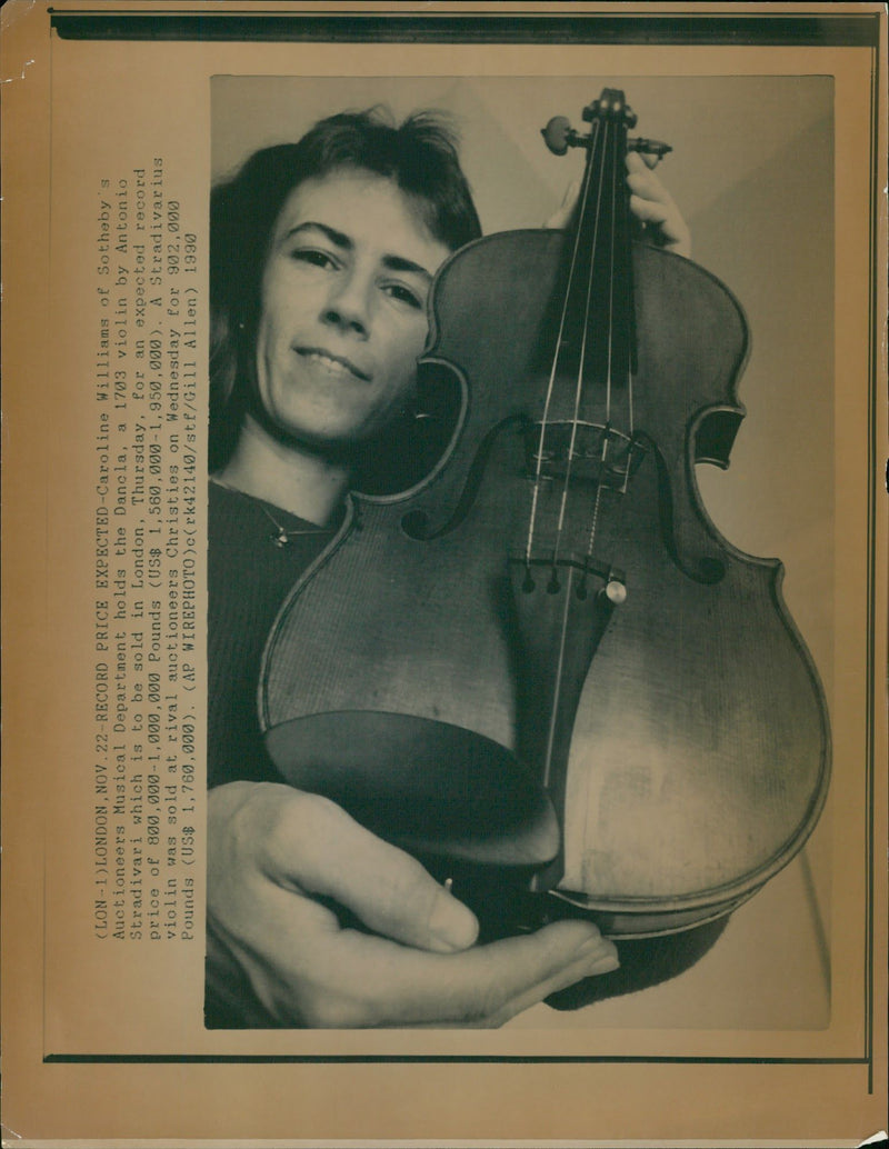 Musical instruments violine: - Vintage Photograph