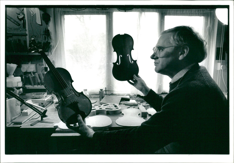 Musical instruments violine: - Vintage Photograph