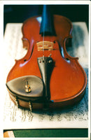 Musical instruments violine: - Vintage Photograph