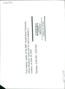 Musical instruments violine:tom jenkins leader of the BBc - Vintage Photograph