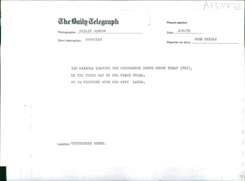 Maxwell kevin and ian during trial maxwell murder. - Vintage Photograph