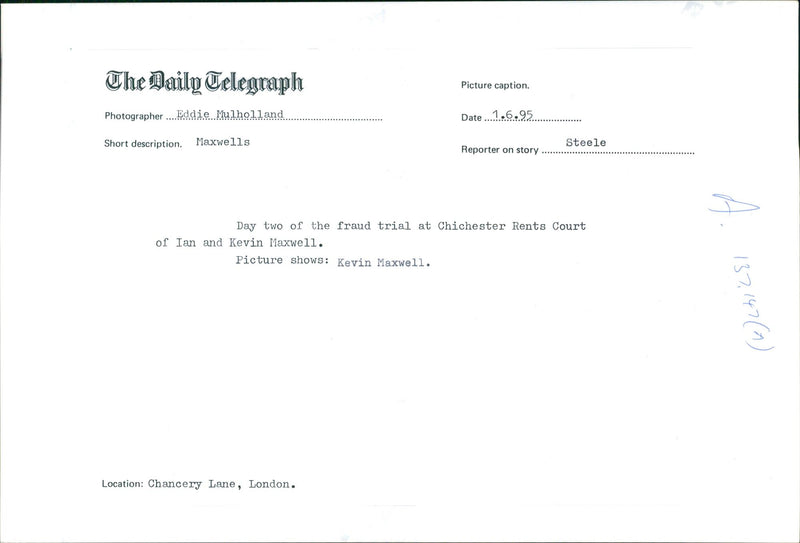 Maxwell kevin and ian during trial maxwell murder. - Vintage Photograph