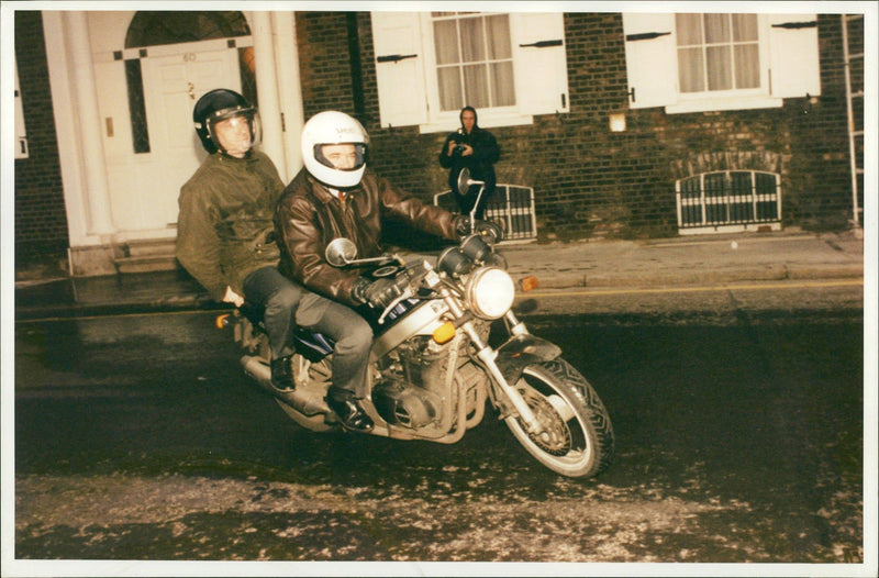 Maxwell kevin and ian during trial maxwell murder. - Vintage Photograph