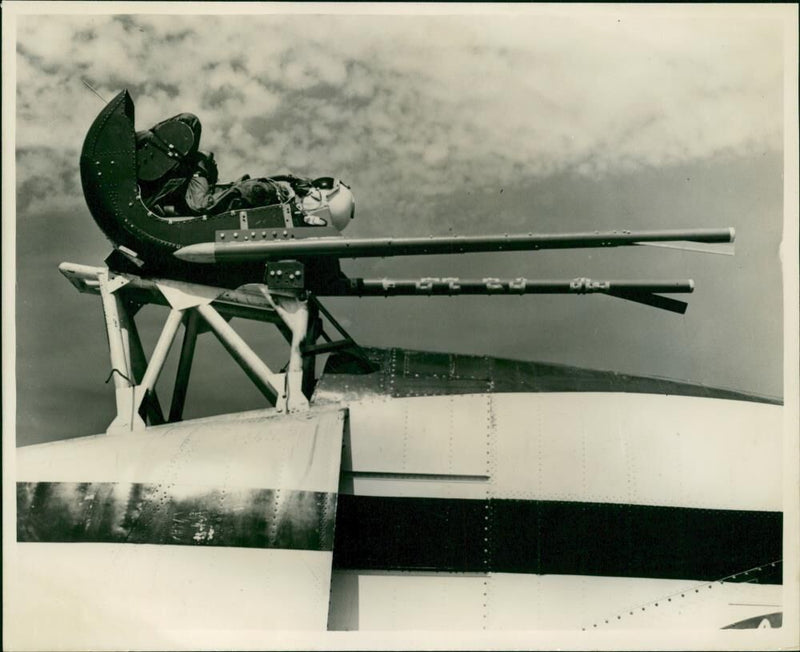 Ejection air craft: supersonic twin bomb ejection - Vintage Photograph