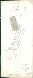 Ejection air craft:dummy pilot in an ejection seat - Vintage Photograph