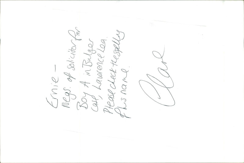 Murder of James Bulger. - Vintage Photograph