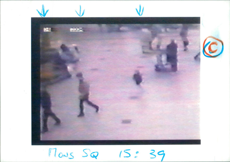 Murder of James Bulger. - Vintage Photograph