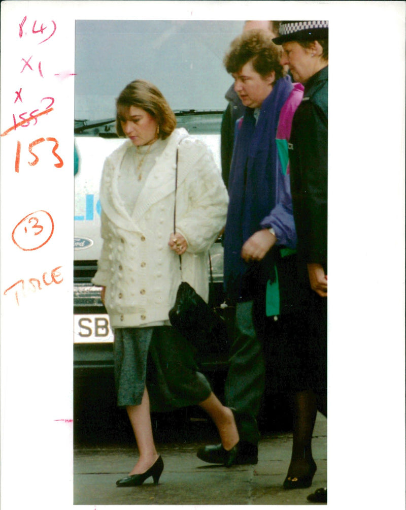 Murder of James Bulger Family. - Vintage Photograph