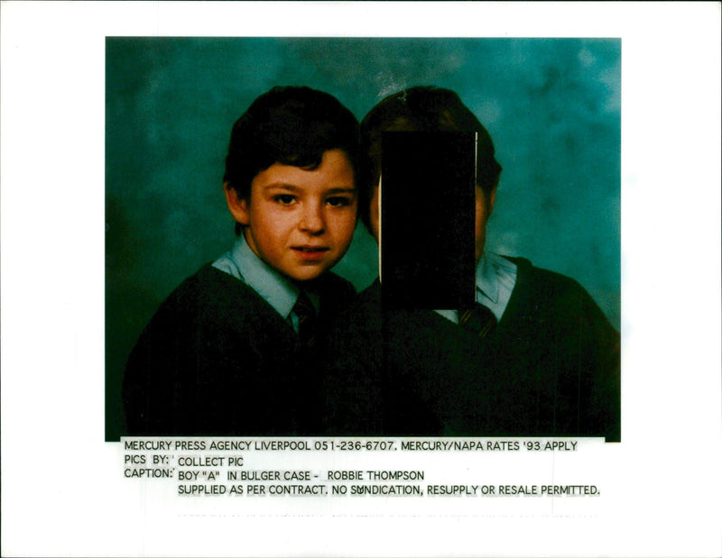 Murder of James Bulger. - Vintage Photograph