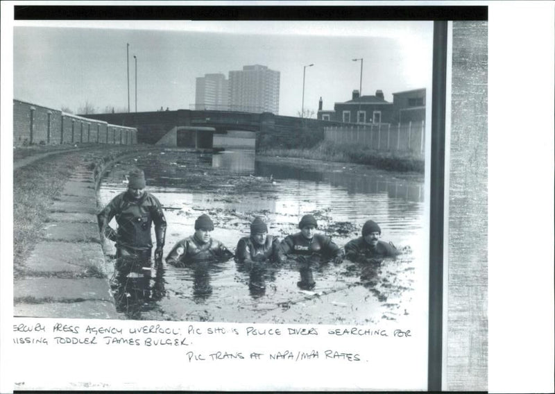 Murder of James Bulger. - Vintage Photograph