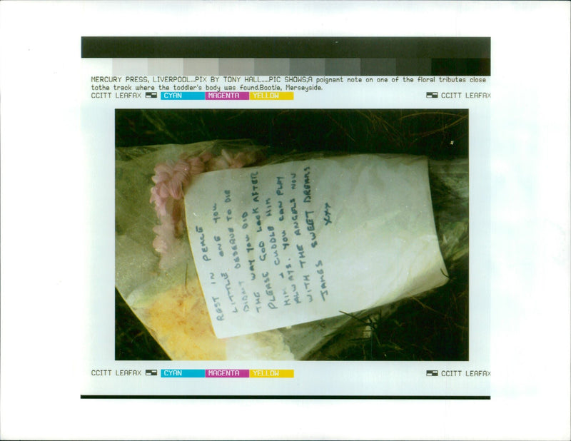 Murder of James Bulger. - Vintage Photograph