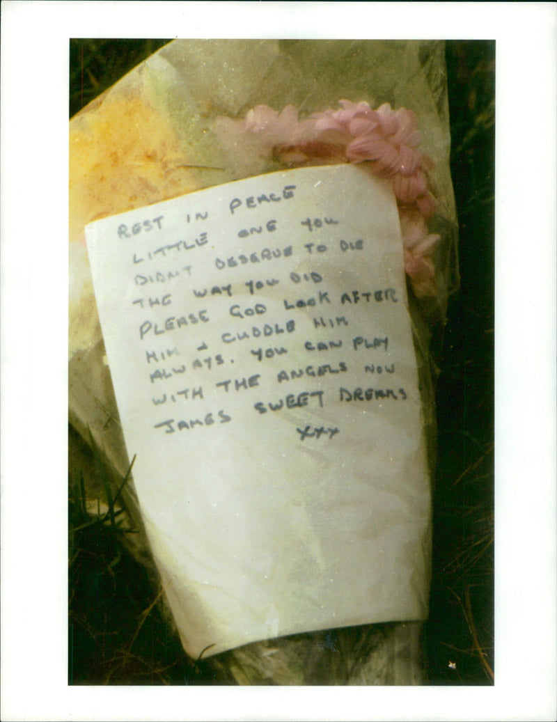 Murder of James Bulger. - Vintage Photograph