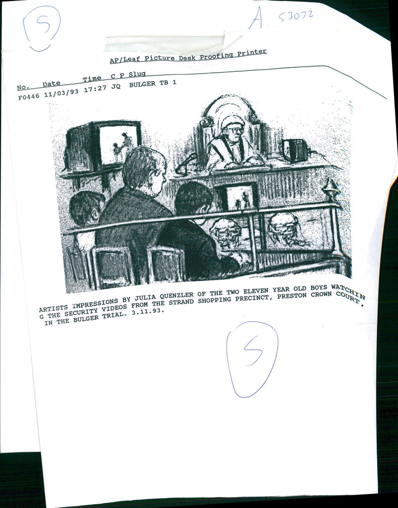 Murder of James Bulger. - Vintage Photograph