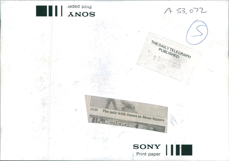 Murder of James Bulger. - Vintage Photograph