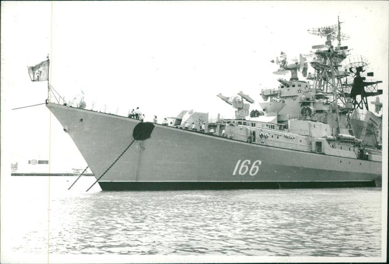 kashin class ship: - Vintage Photograph