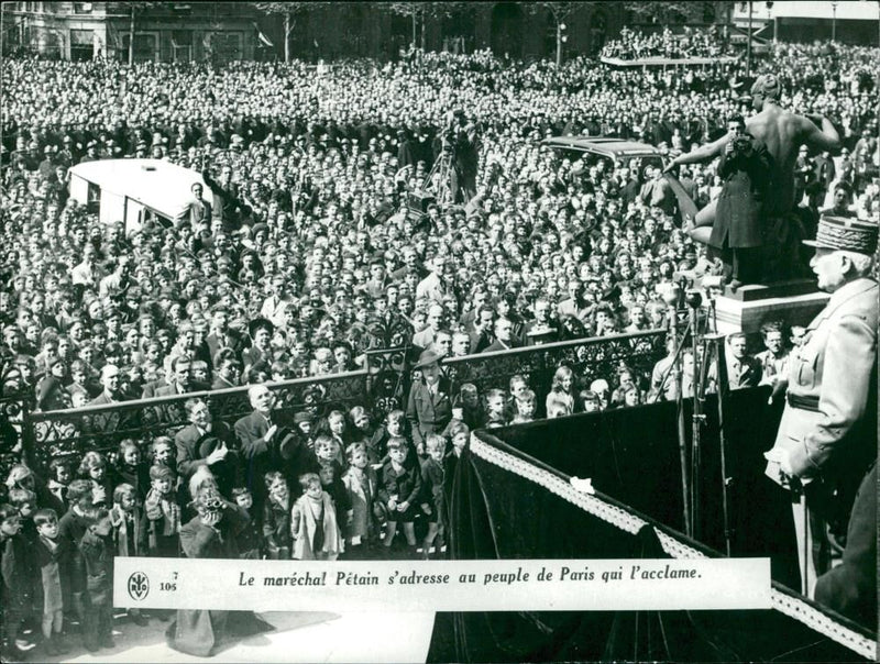 Petain marshall: - Vintage Photograph