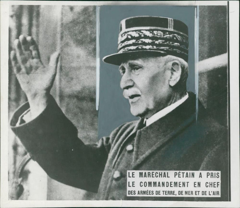 Petain marshall: - Vintage Photograph