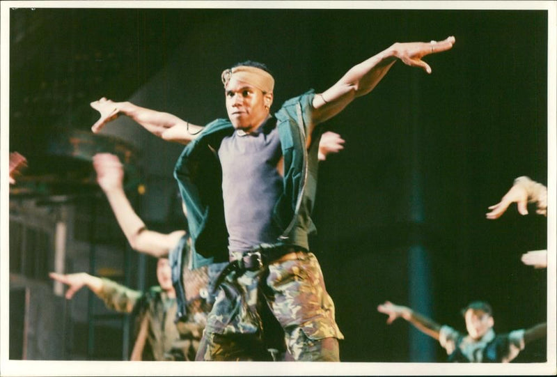 Fame Musical by Jose Fernandez:Scott Sherrin. - Vintage Photograph
