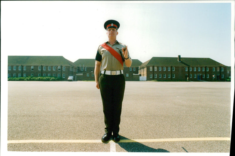 Queen's Regiment - Vintage Photograph