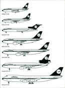 aircraft Lufthansa - Vintage Photograph