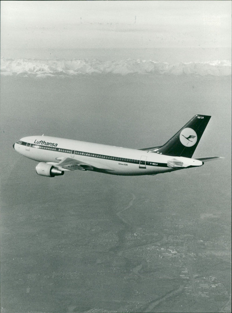 aircraft Lufthansa - Vintage Photograph