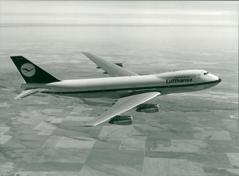 aircraft Lufthansa - Vintage Photograph