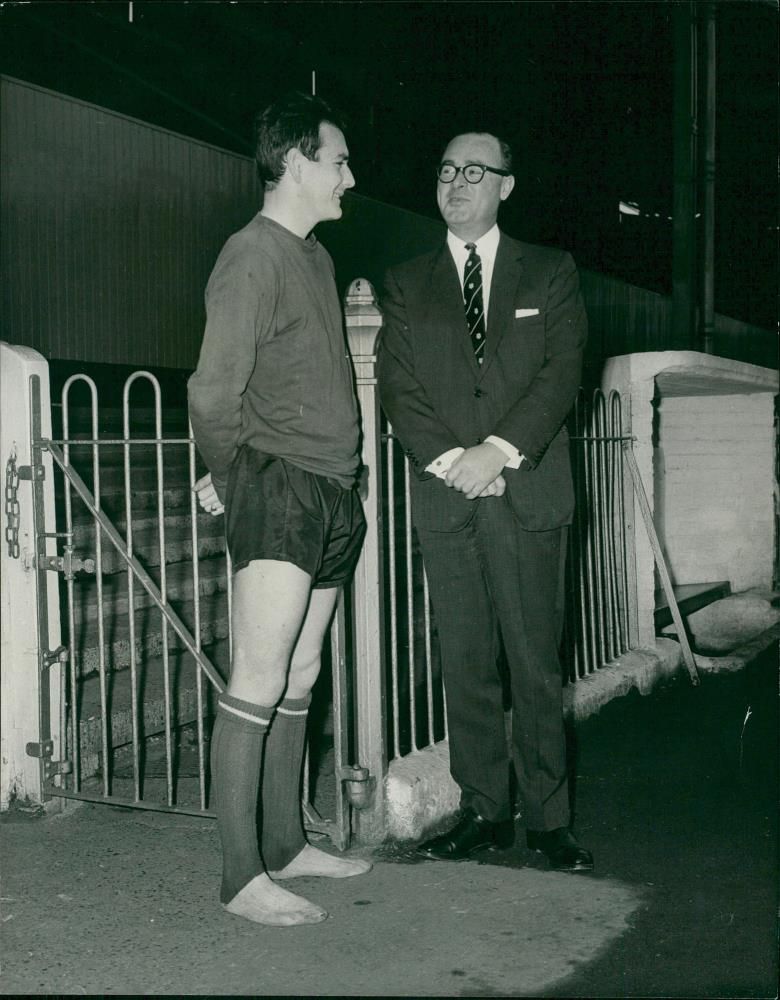 Mr. Jack Dunnett and Bobby Ross. - Vintage Photograph