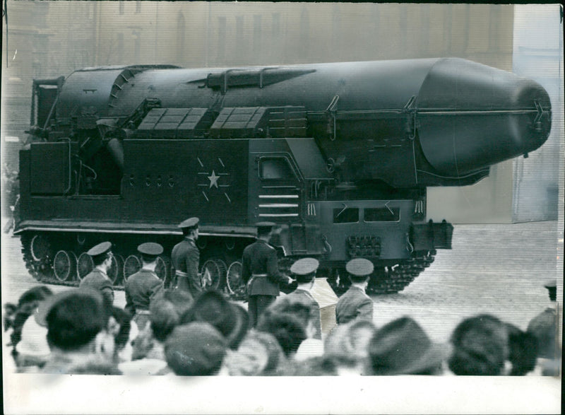 A 50 ft long missile - Vintage Photograph