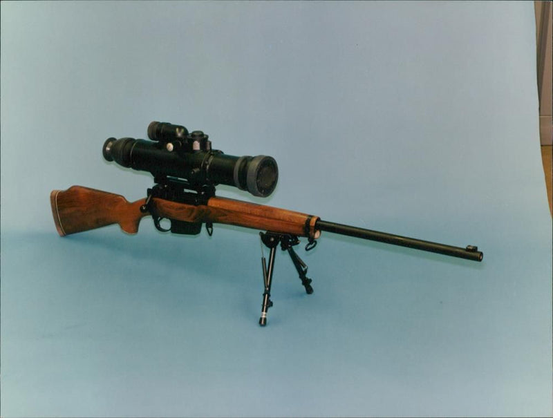 Self-Loading Rifle - Vintage Photograph