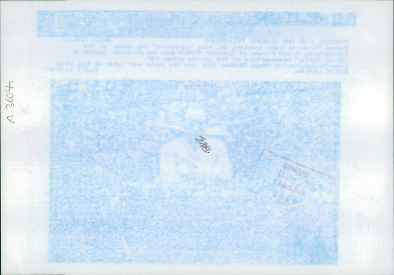 Velez Manuel the leader of revolutionary. - Vintage Photograph