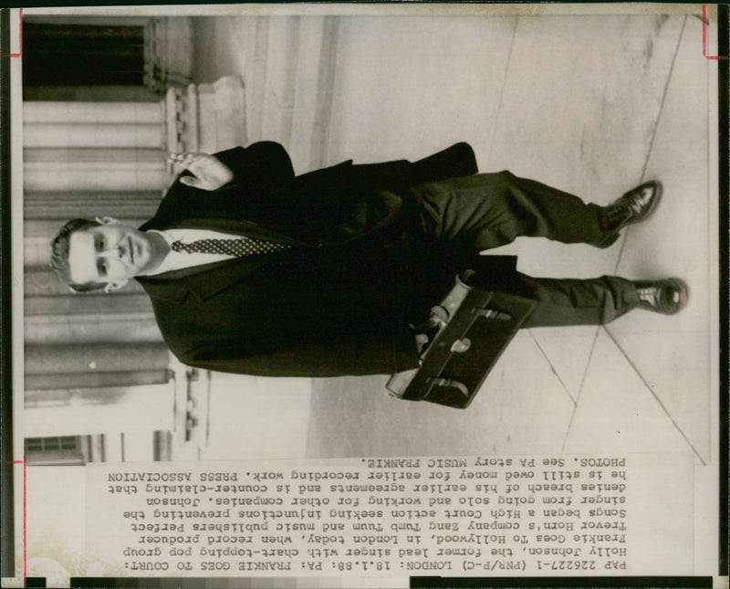 Holly Johnson Artist. - Vintage Photograph