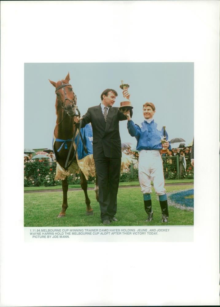 David Hayes and Wayne Harris. - Vintage Photograph