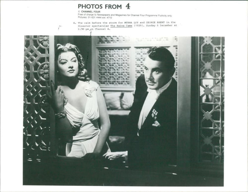 Myrna Loy American film actress. - Vintage Photograph