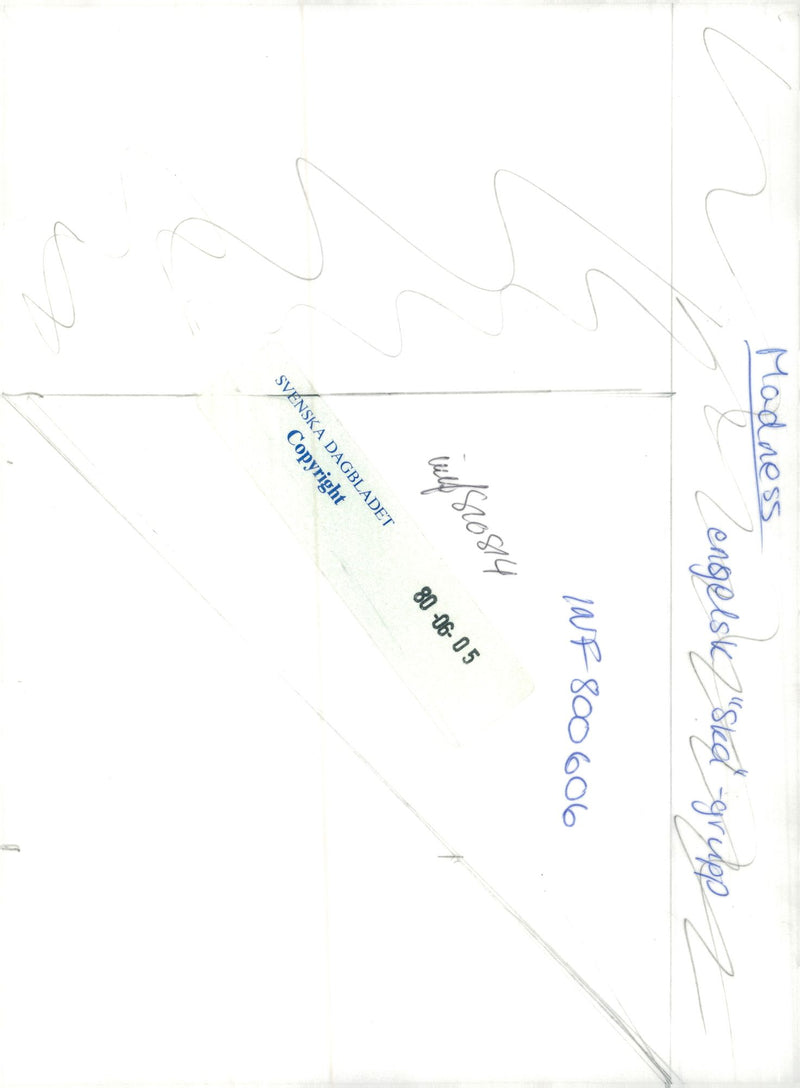 English music group Madness. - Vintage Photograph