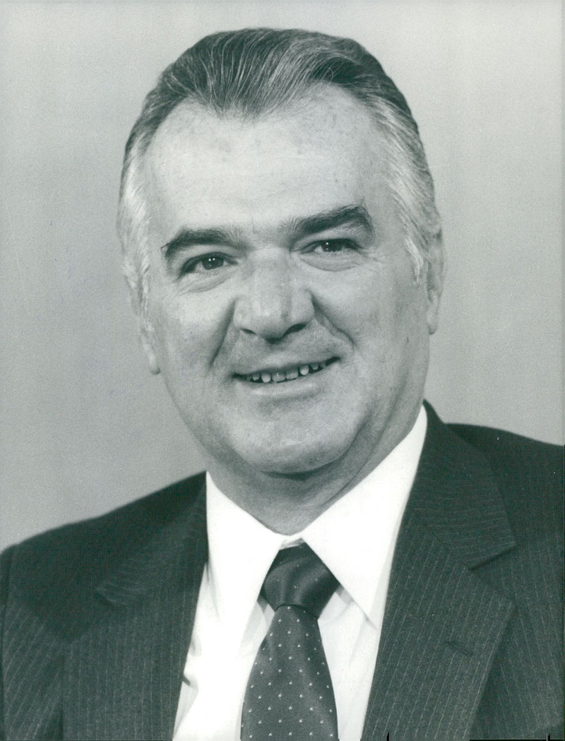 Mexico President Miguel de la Madrid - Vintage Photograph