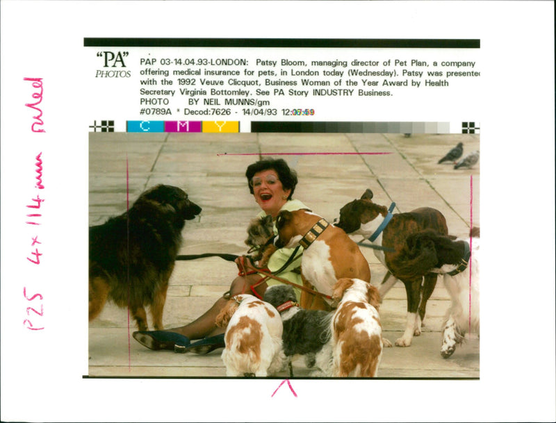 bussiness women of the year:top dogs patsy bloom 52 - Vintage Photograph